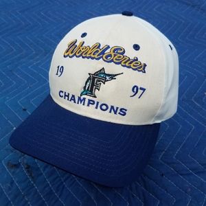 Vintage 1997 MLB Florida Marlins World Series Hat